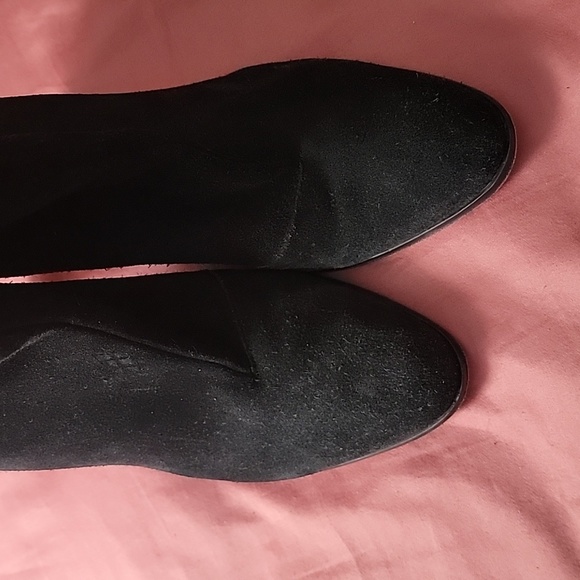 Michael Kors Black Suede Ankle Boots - Picture 3 of 9